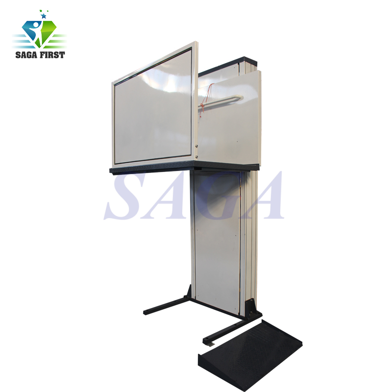 Aluminum Alloy Vertical Indoor And Outdoor Disabled People Elder Used Wheelchair Lift