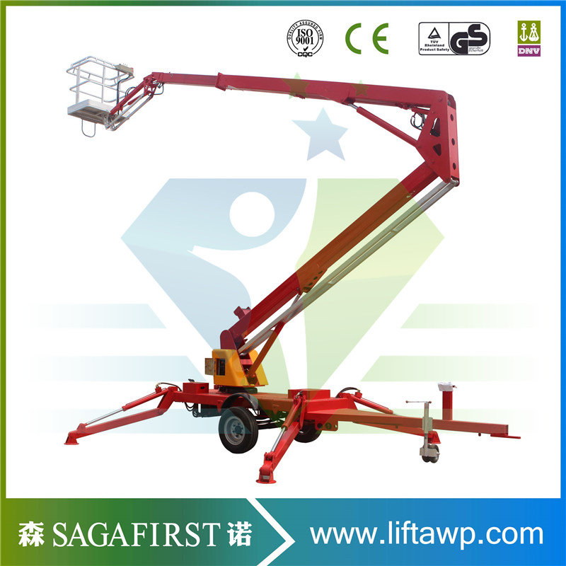 Europe Quality Towable boom lift for cutting trees With CE ISO